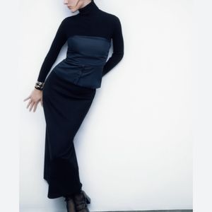 ZARA BASIC RIB KNIT SWEATER